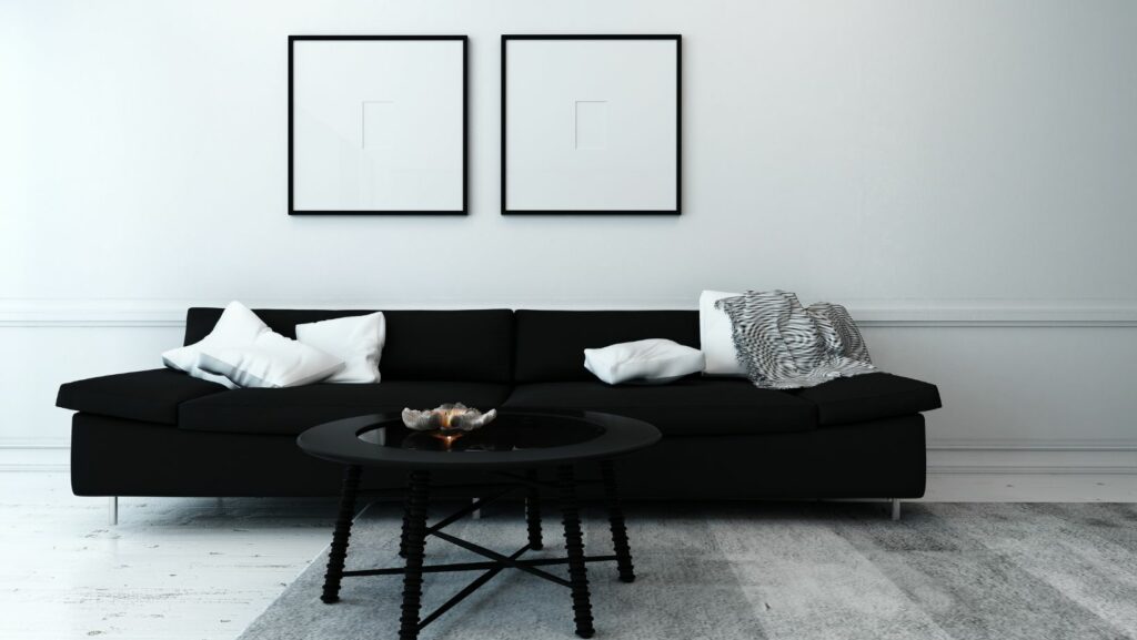 black and white home decor ideas